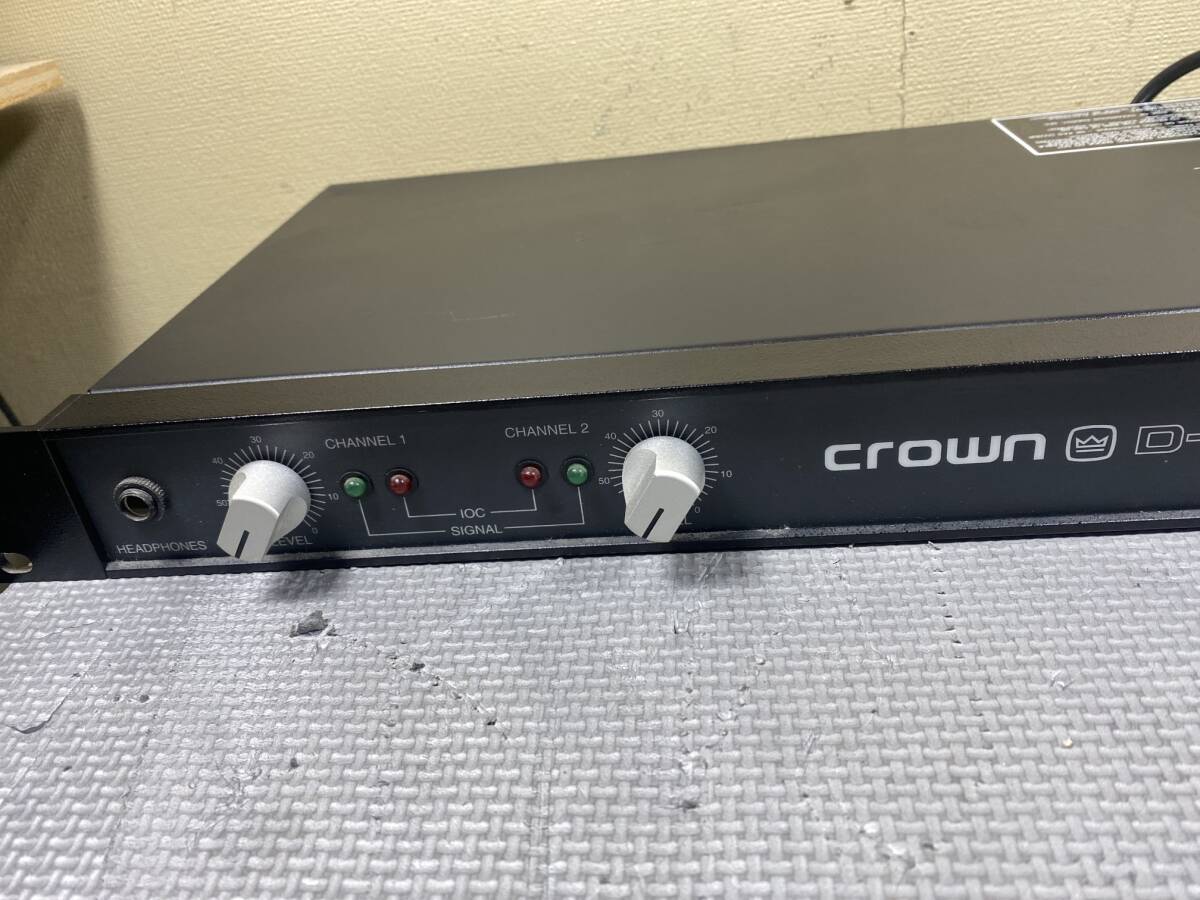 6300円 409 AMCRON CROWN D-45 D45 クラウン パワーアンプ - その他 6300円 409 AMCRON CROWN D-45 D45 クラウン パワーアンプ - その他