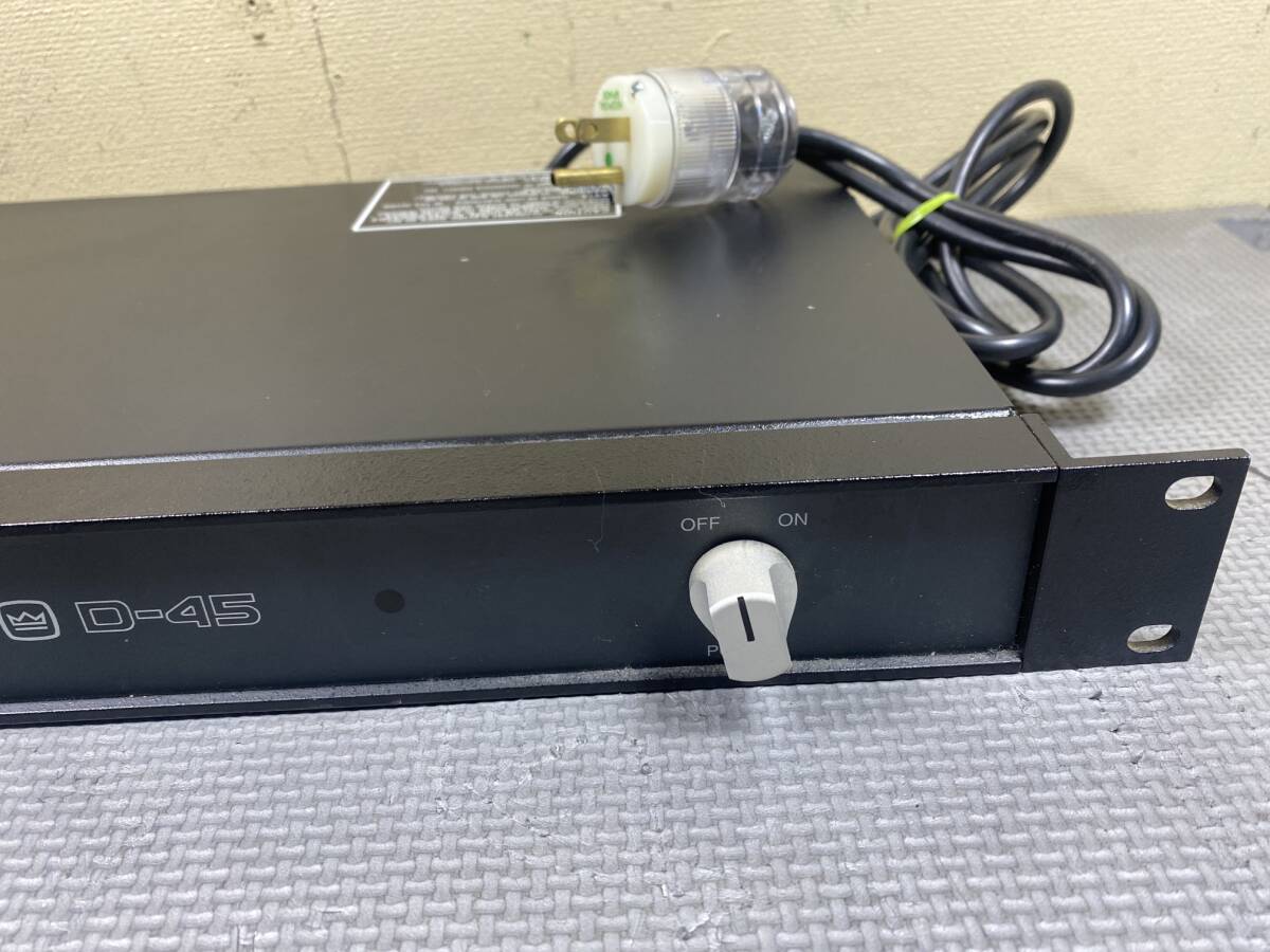 6300円 409 AMCRON CROWN D-45 D45 クラウン パワーアンプ - その他 6300円 409 AMCRON CROWN D-45 D45 クラウン パワーアンプ - その他