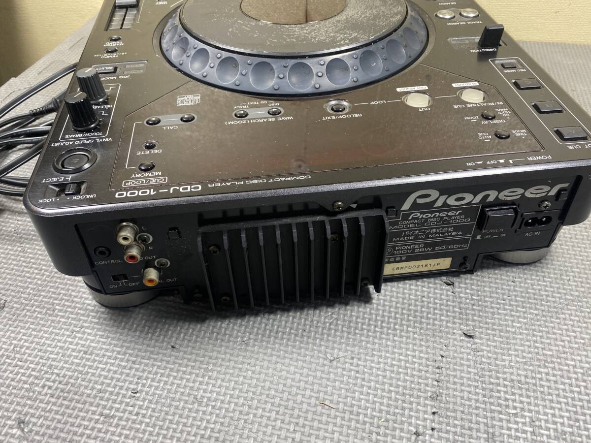 426 Pioneer パイオニア CDJ-1000 DJ用CDプレーヤー_画像4