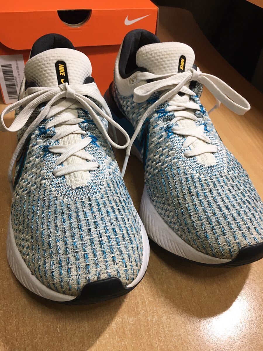 【走行距離少なめ、中古美品】NIKE REACT INFINITY RUN FK3 ナイキ リアクト インフィニティ ラン フライニット3 26.5cmの画像3