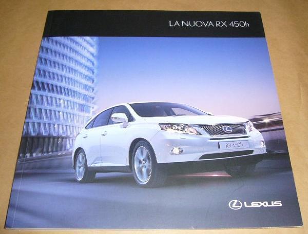 LEXUS RX450h GYL1# Lexus Europe specification catalog M/C front 