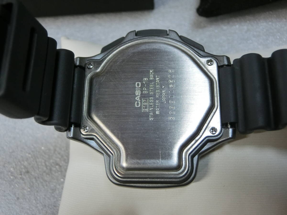 カシオ 血圧計付き腕時計 樹脂バンド (BP-1J-1JR) 美品_画像7