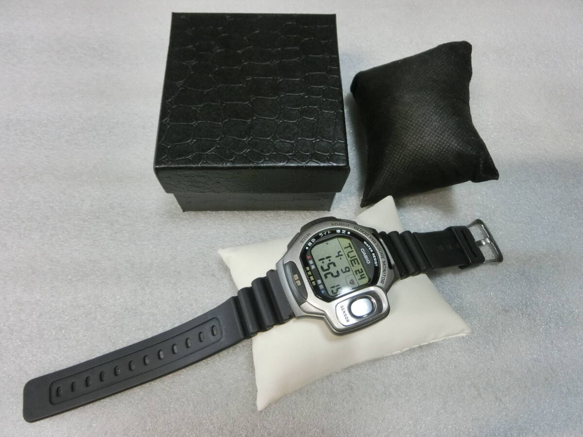 カシオ 血圧計付き腕時計 樹脂バンド (BP-1J-1JR) 美品の画像8