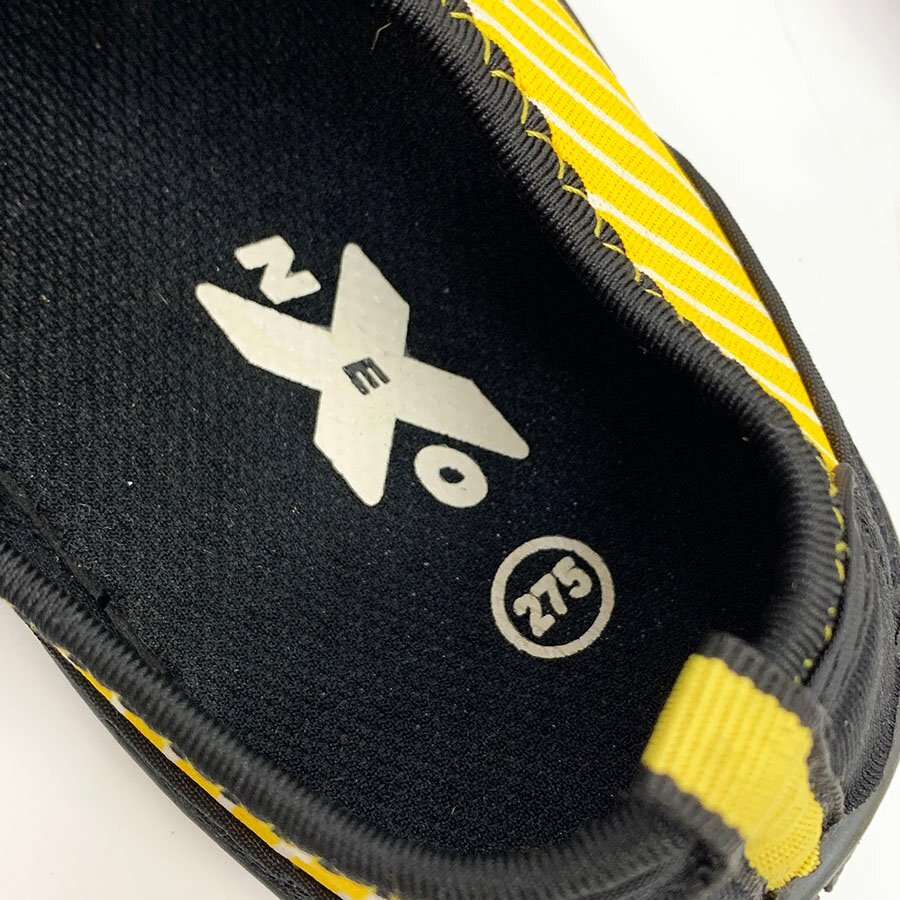 アクアシューズ NEO 黒×イエロー 27.5cm+スノーケル用品 IKARI ゴーグル 手袋 XLサイズ シュノーケリング ダイビング [M10993]の画像6
