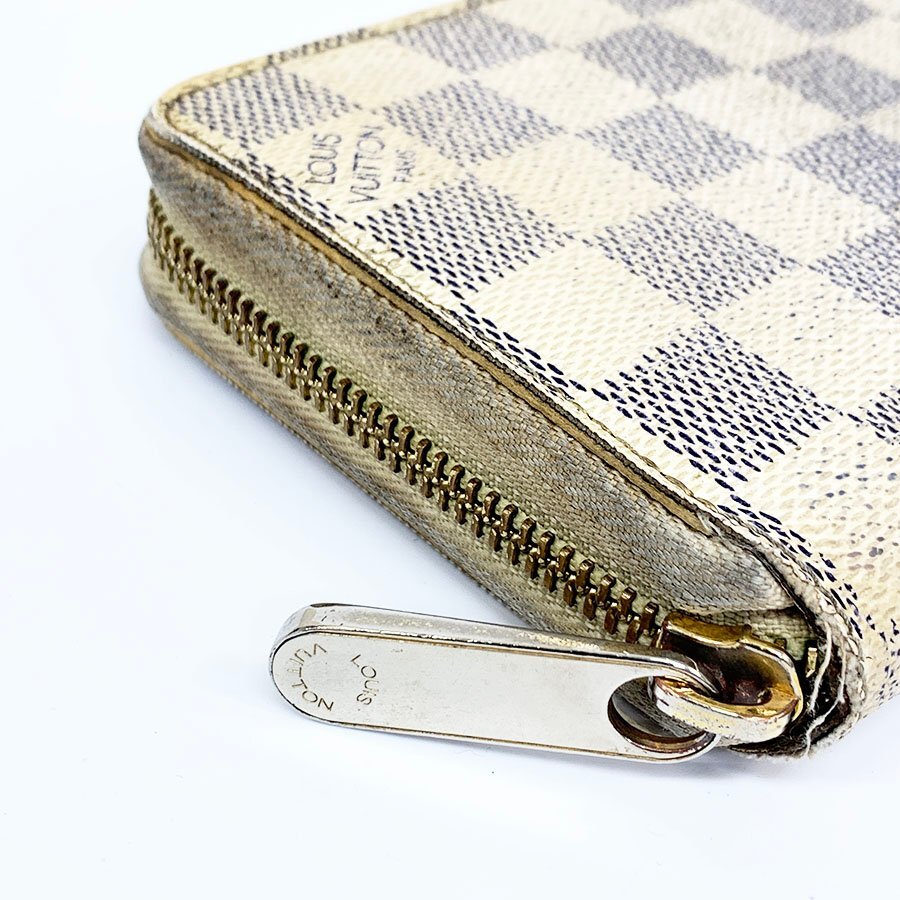 LOUIS VUITTON LV ルイ・ヴィトン ダミエ アズール ジッピーウォレット 長財布 N60019 CA0140 [U12615]の画像4