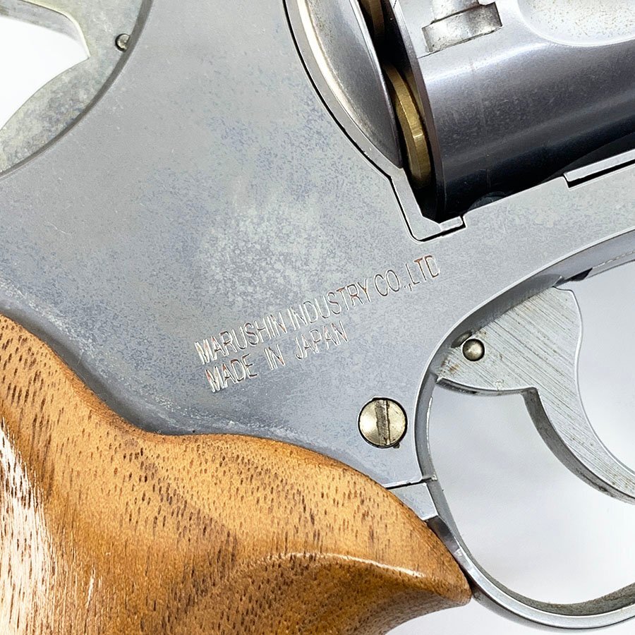 訳あり Marushin マルシン 8mm POLICE REVOLVER ポリスリボルバー Wood Limited ガスガン◆動作確認済み ガス漏れあり [U12763]の画像7