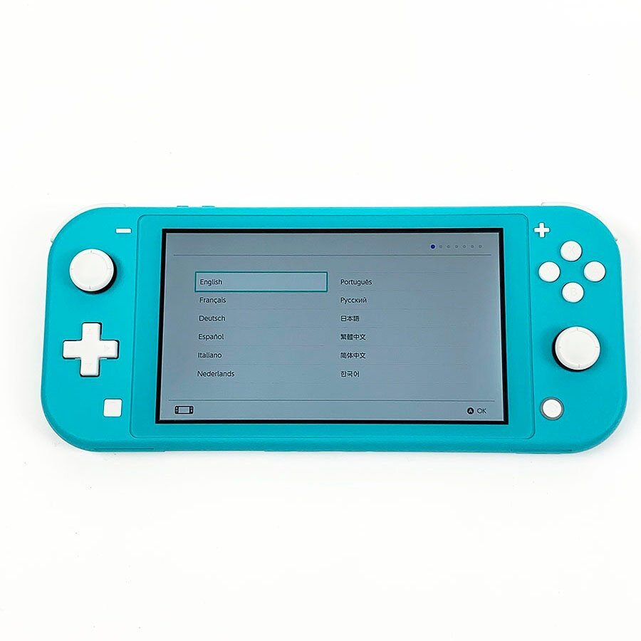 任天堂 Nintendo Switch Lite ニンテンドースイッチ ライト 本体 HDH-001 ターコイズ 動作確認済み [U12803]の画像2