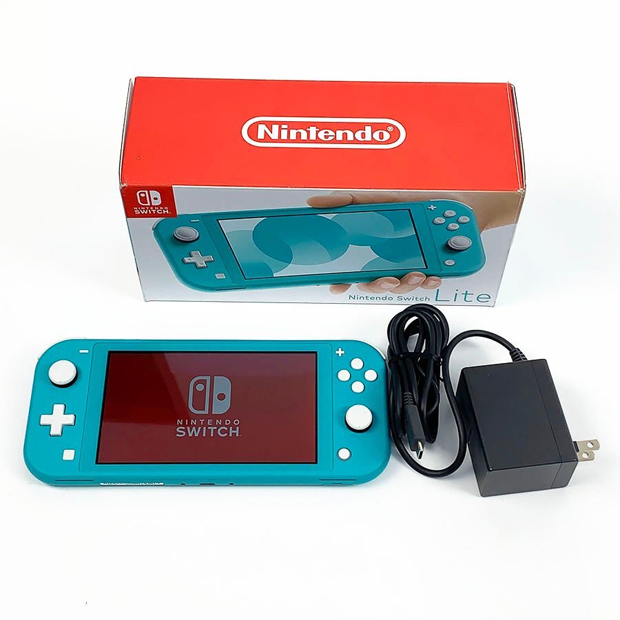 任天堂 Nintendo Switch Lite ニンテンドースイッチ ライト 本体 HDH-001 ターコイズ 動作確認済み [U12803]の画像1