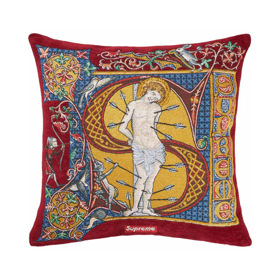 新品 Supreme Jules Pansu Saint Pillow Multicolor 新品 Supreme Jules Pansu Saint Pillow Multicolor