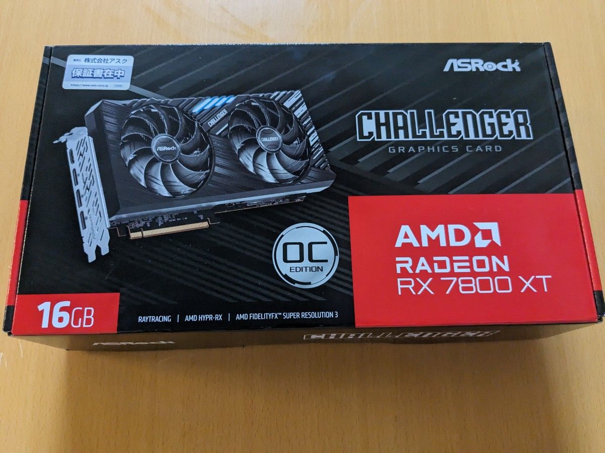 ASROCK Radeon RX 7800 XT Challenger 16GB OC 