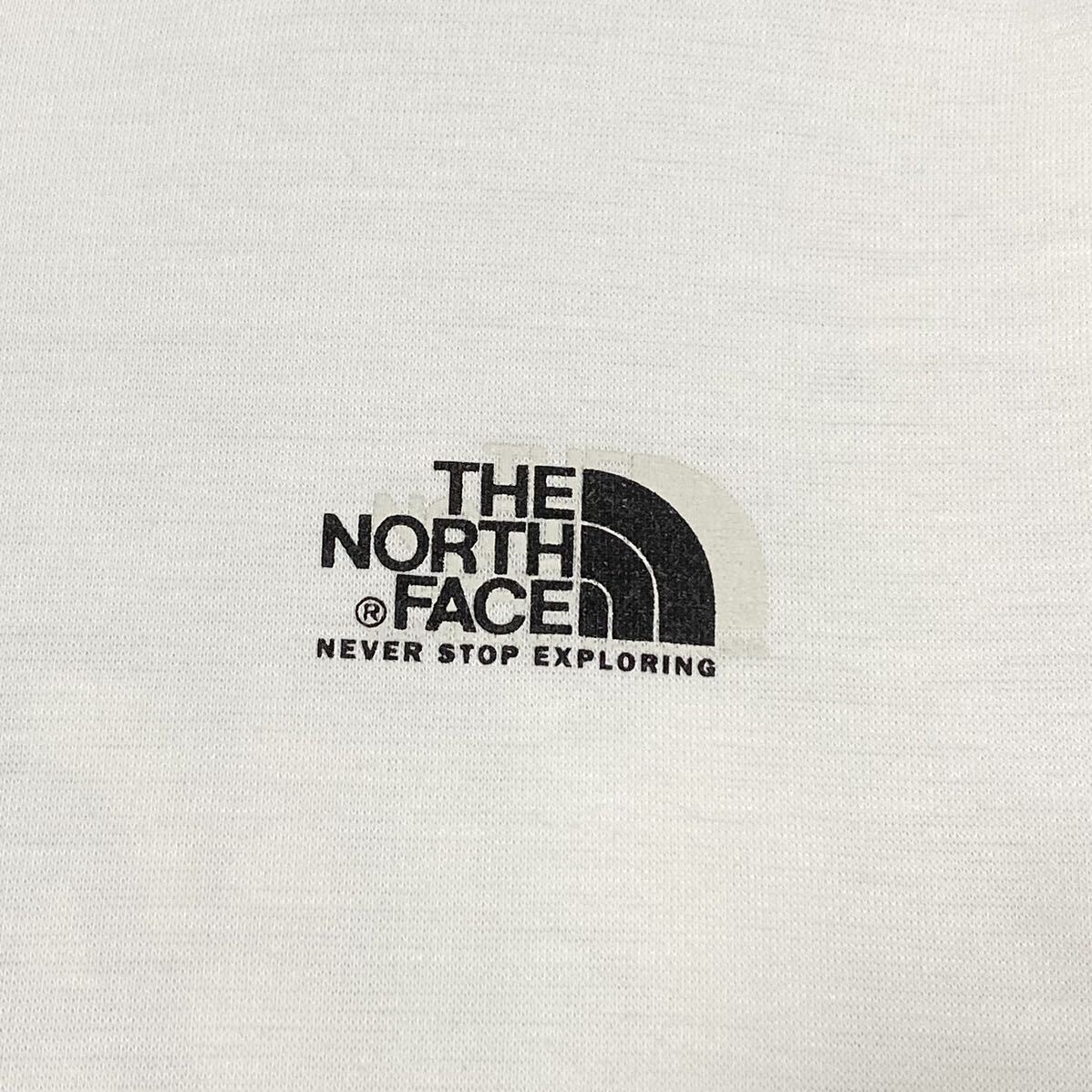 THE NORTH FACE(ザ ノースフェイス)半袖Tシャツ バックプリント メンズM ホワイトの画像5
