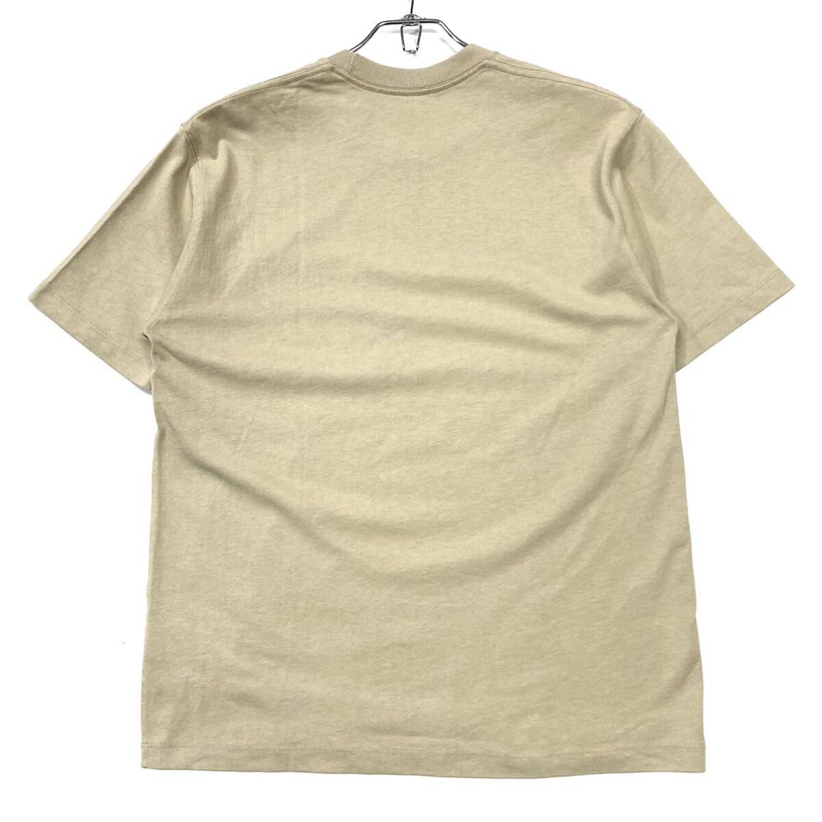 良品 DANTON/ダントン ショートスリーブ ポケットTシャツ サイズ40 ベージュ系 の画像3