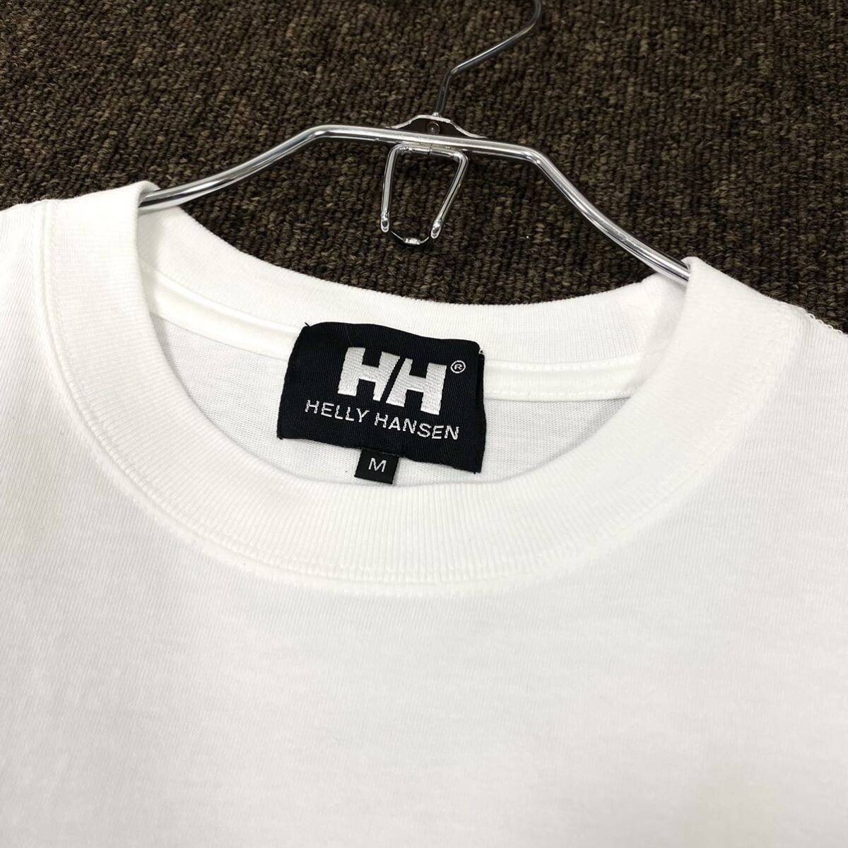 HELLY HANSEN(ヘリーハンセン)半袖Tシャツ 刺繍ロゴ メンズM ホワイトの画像4