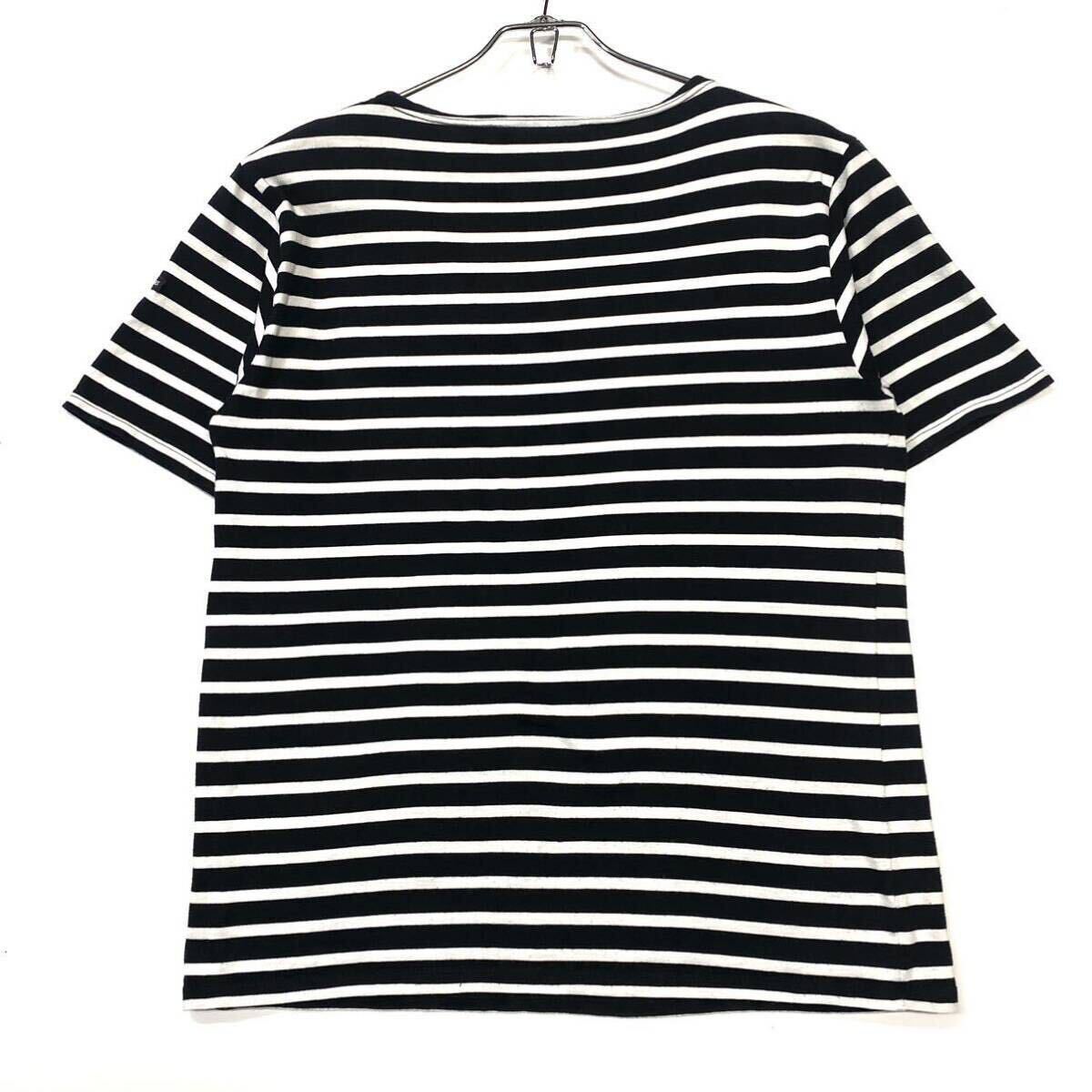 良品 フランス製 SAINT JAMES/セントジェームス ボーダー Tシャツ 半袖 メンズM_画像5