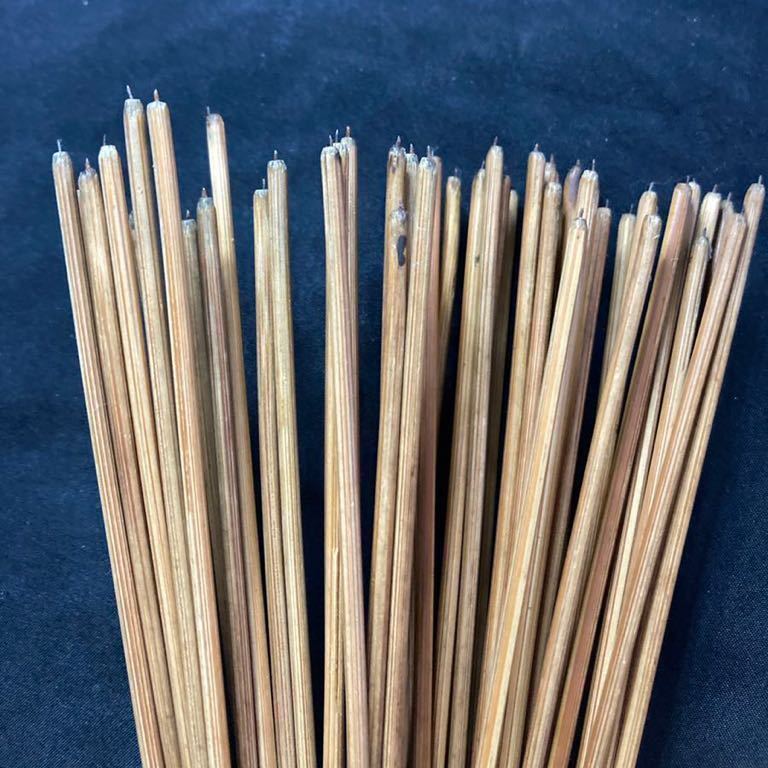 着尺用 伸子針　約40cmしんし　50本 径3mm ローケツ 刷毛 ろうけつ Shinshi Bamboo Dowels Sticks Needles in Tips for Stretching Fabric_画像5