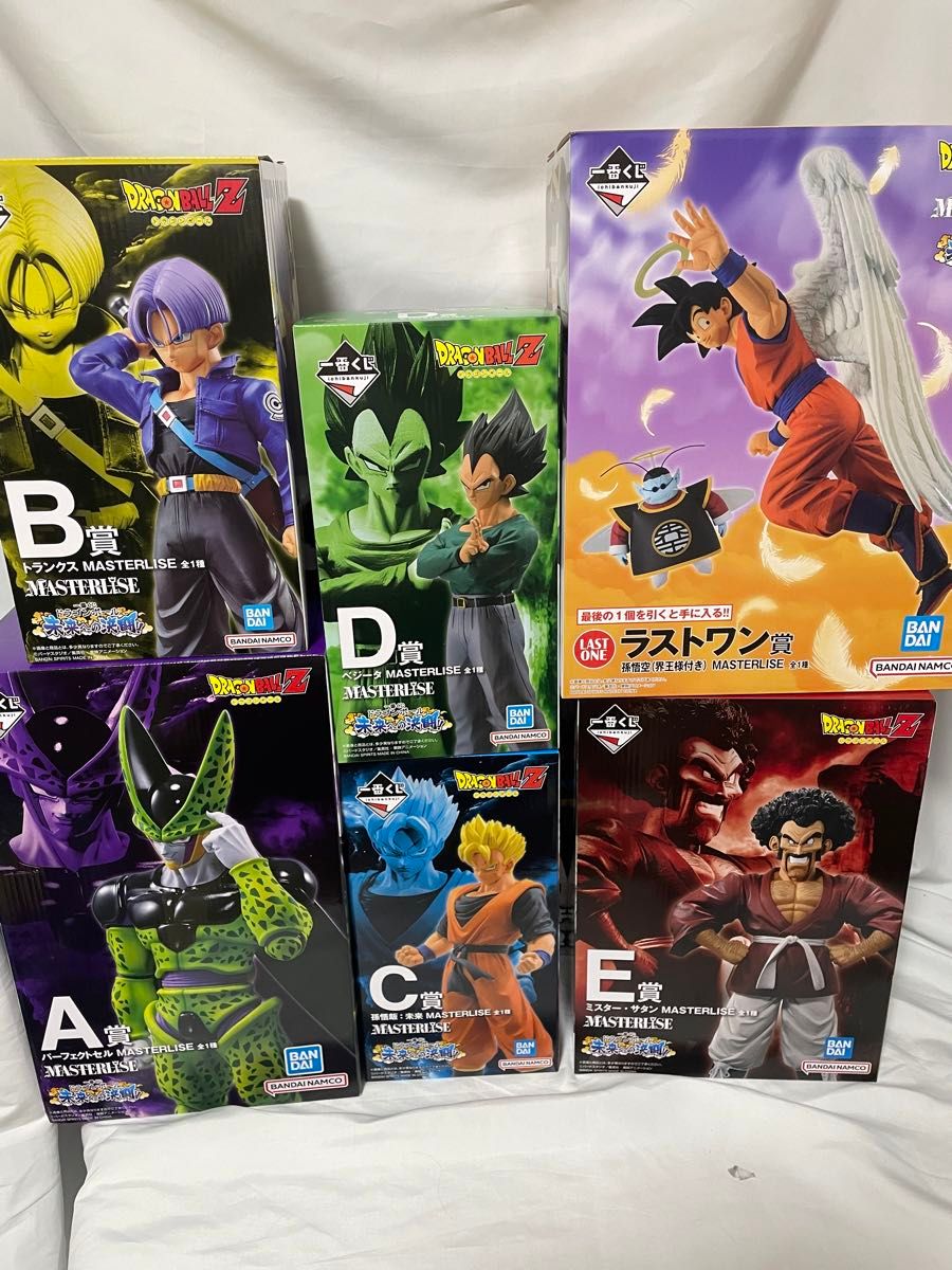 新品未開封！即日発送！ ドラゴンボール 一番くじ 未来への決闘 A賞 B賞 C賞 D賞 E賞　ラストワン　フィギュアコンプセット