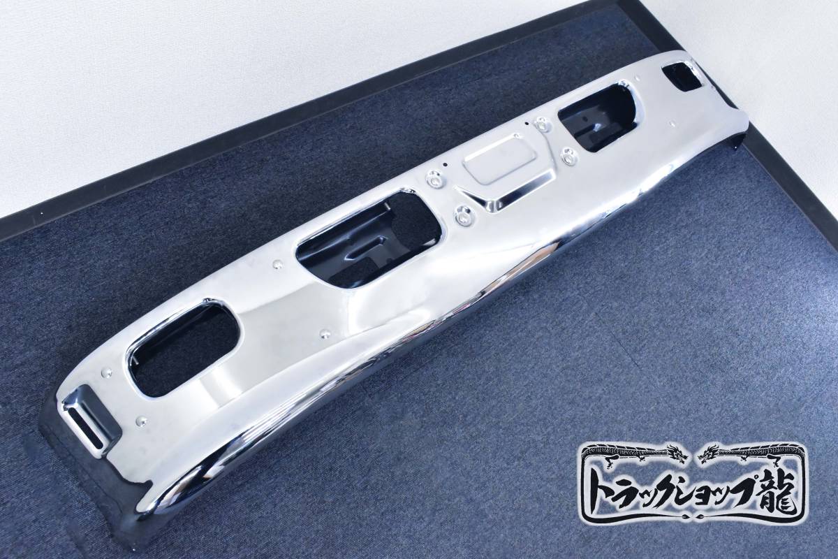 1 jpy ~ Mitsubishi Fuso NEW Canter standard for plating front bumper previous term / latter term new Canter original exchange goods installation stay attaching .M1333S