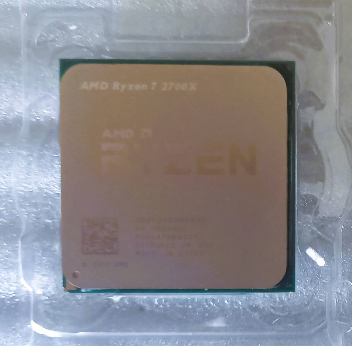 【送料込み】AMDの8コアCPU「Ryzen 7 2700X」＋4コアCPUグラフィック内蔵「Ryzen 5 2400G」のセット【中古・動作確認済み】の画像2