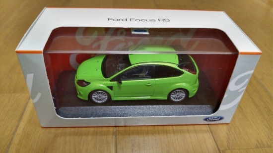 即決　フォード　純正　特注　FORD　FOCUS　RS　フォーカス　カラーサンプル　1/43　絶版　レア_画像4