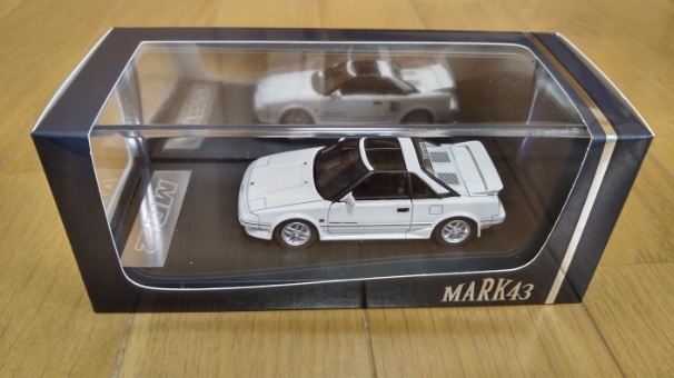 即決　Mark43　TOYOTA　MR2　G-Limited　AW11　トヨタ　スーパーチャージャー　Ｔバールーフ　トムズ　スーパーホワイト　白　1/43_画像5