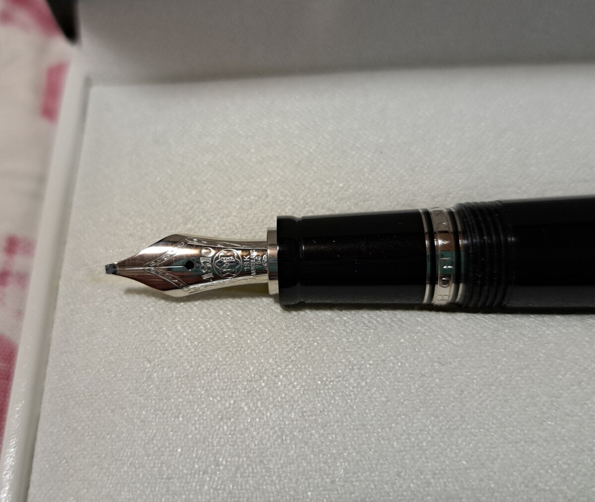 MONTBLANC 万年筆 ボエムブルー25130 FP B_画像3