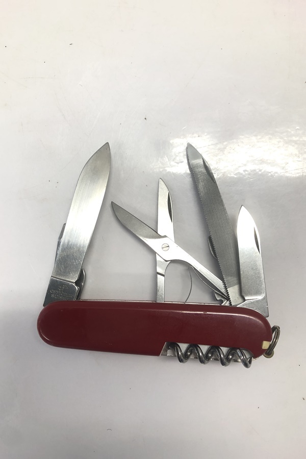 【送料無料】東京)◇VICTORINOX ビクトリノックス 91mm ツールナイフ ケース付 No.800の画像5