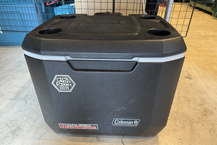[ free shipping ] Tokyo )*Coleman Coleman wheel cooler-box 5882/5883 keep hand defect / faucet damage / present condition goods 