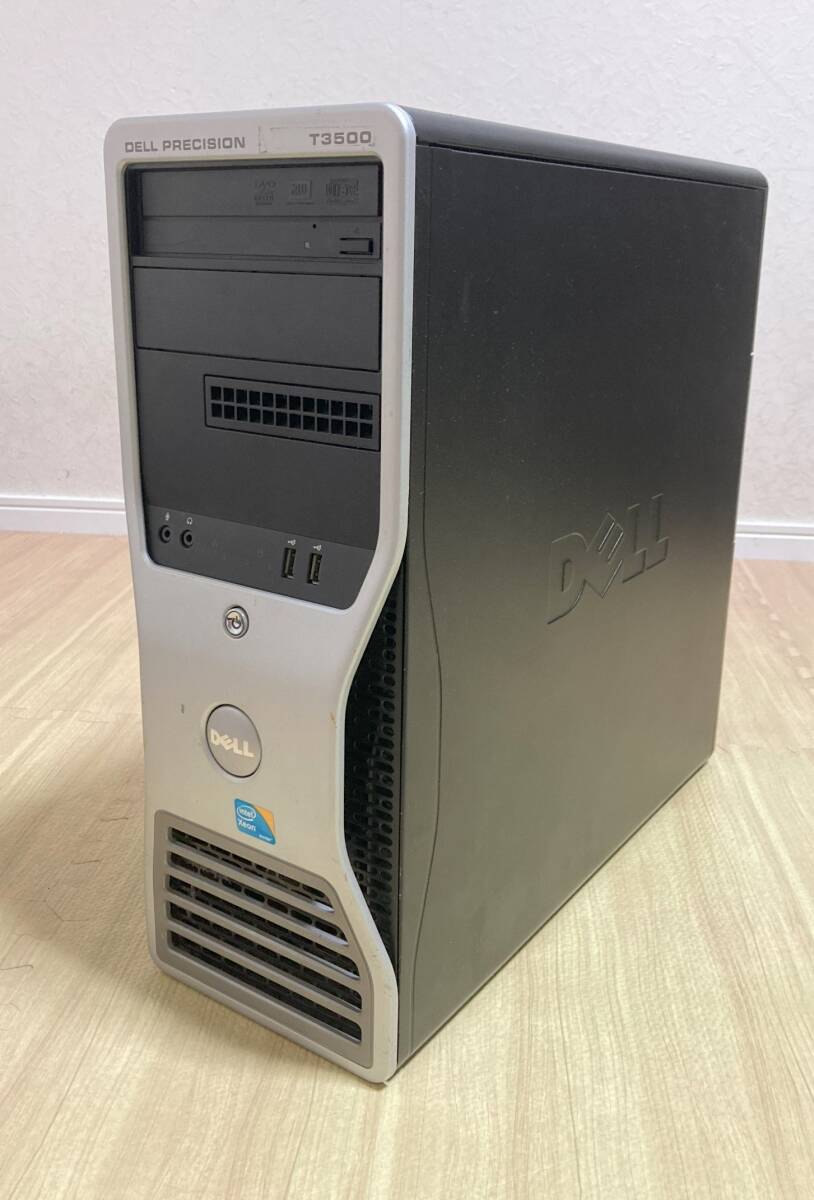 DELL Precision T3500 Intel Xeon W3503 2.40GHz 2コア/メモリ12GB/500GB HDMI /DVDマルチ Win 10 proジャンク_画像1