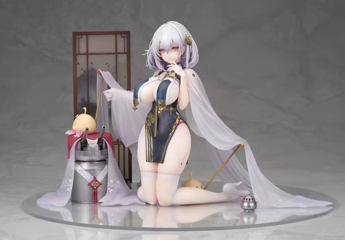 1 jpy start azur lane si rear s blue .... wave Ver. 1/7 scale has painted final product rare rare same day shipping 