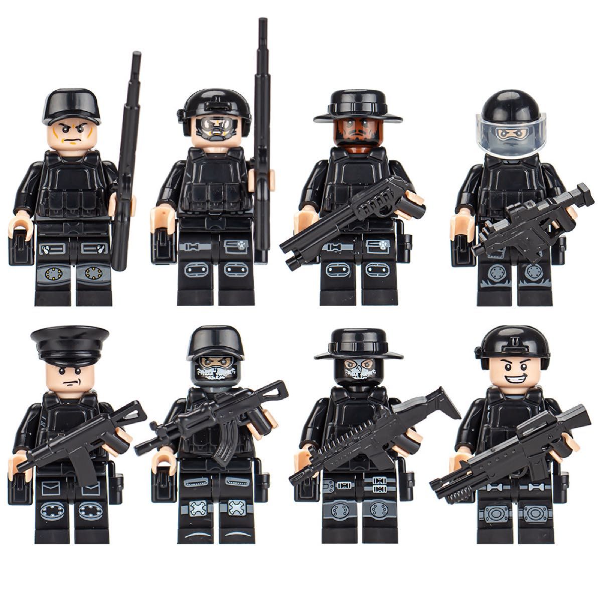 特殊部隊8体　legoレゴ互換品　ミニフィグ