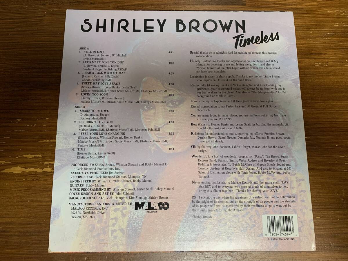 Shirley Brown / Timeless_画像2