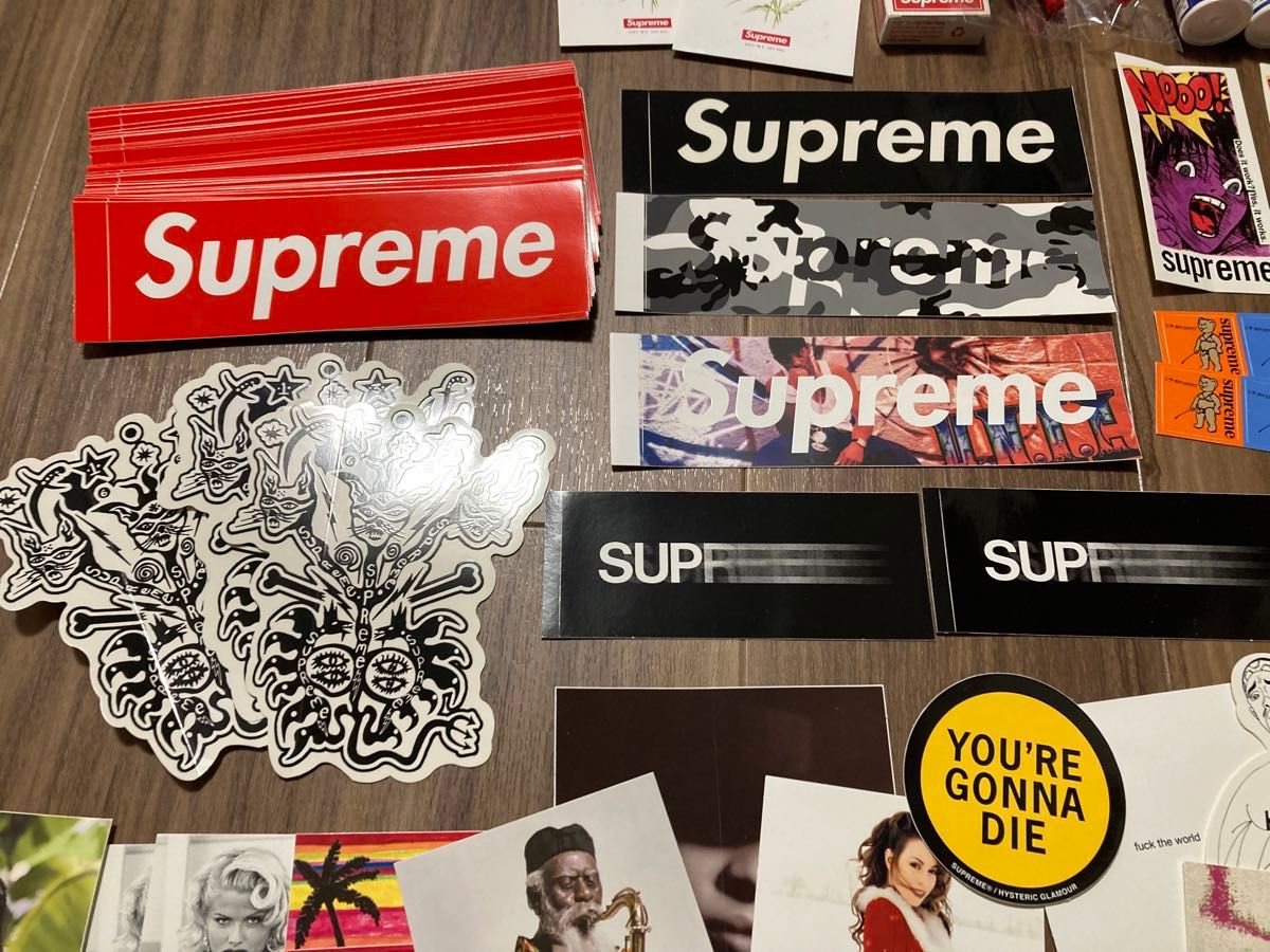 約130枚以上 シュプリーム supreme ステッカー ボックスロゴ BOX LOGO ノベルティ トランプ まとめ売り セット