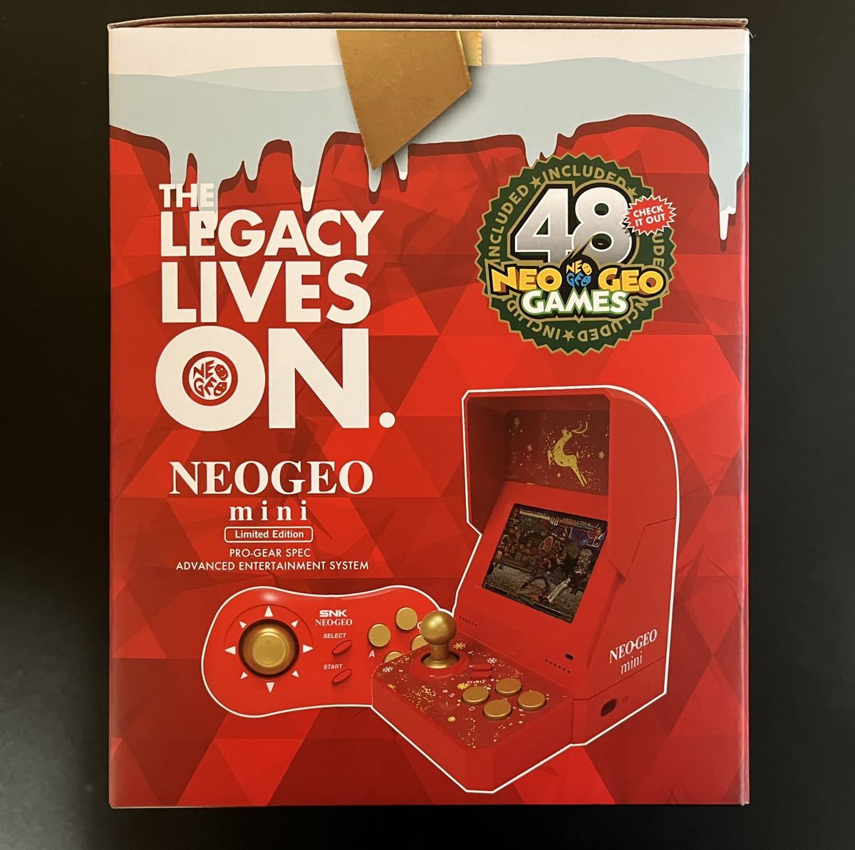 新品未開封品 NEOGEO mini Limited Edition ネオジオミニ クリスマス限定版 SNK 40th Anniversary 新品未使用の画像2