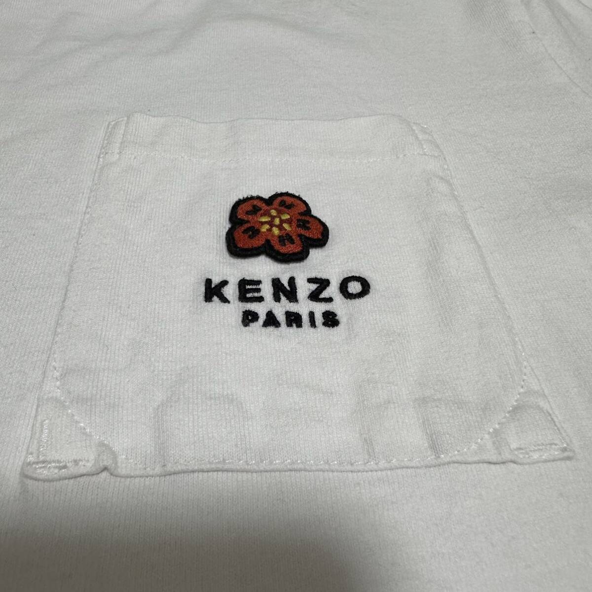 KENZO boke flower crest TEE 刺繍 Tシャツ Mサイズ_画像3