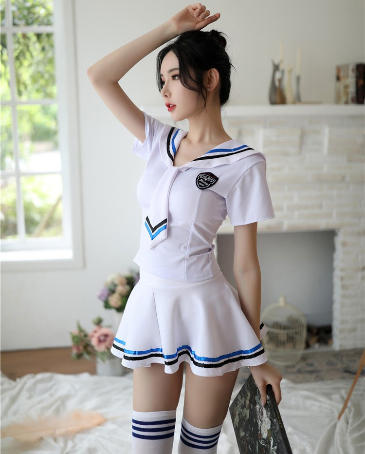 n698M [M size ] super sexy sailor suit manner [ tops * skirt * shorts 3 point set ] Kiyoshi original . uniform school uniform cosplay miniskirt 