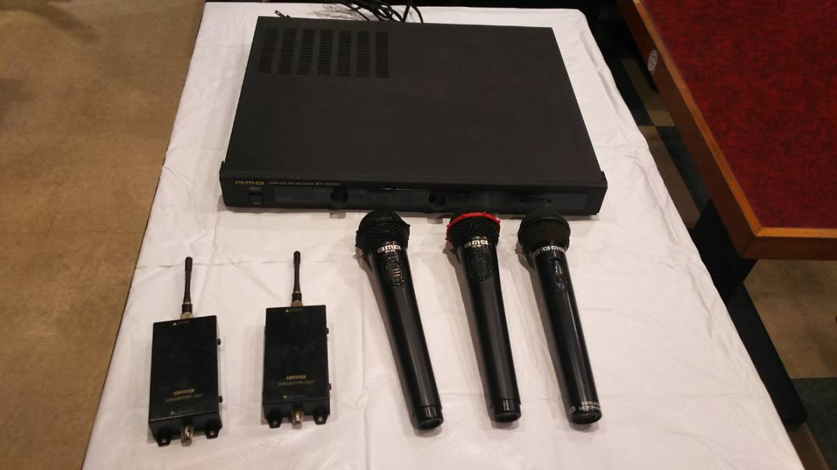 * radio wave type wireless microphone set BMB WT-8000 *WM-850× 2 ps *WM-840*