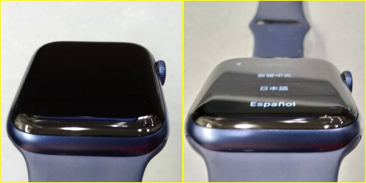 【USED/アップルウォッチ】Apple Watch Series 6 GPS + Cellular 44mm A2376[ブルーアルミニウムケース/ネイビースポーツバンド(M/L)]_画像9