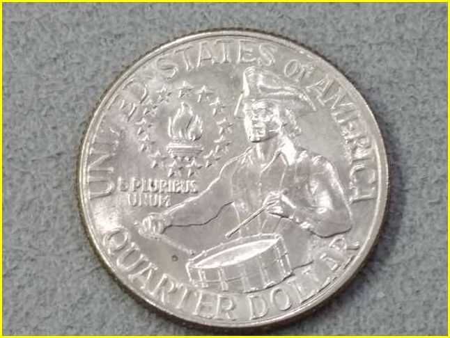 【アメリカ 25セント 記念硬貨/1976年】 建国200周年記念硬貨/クォーターダラーコインの画像2