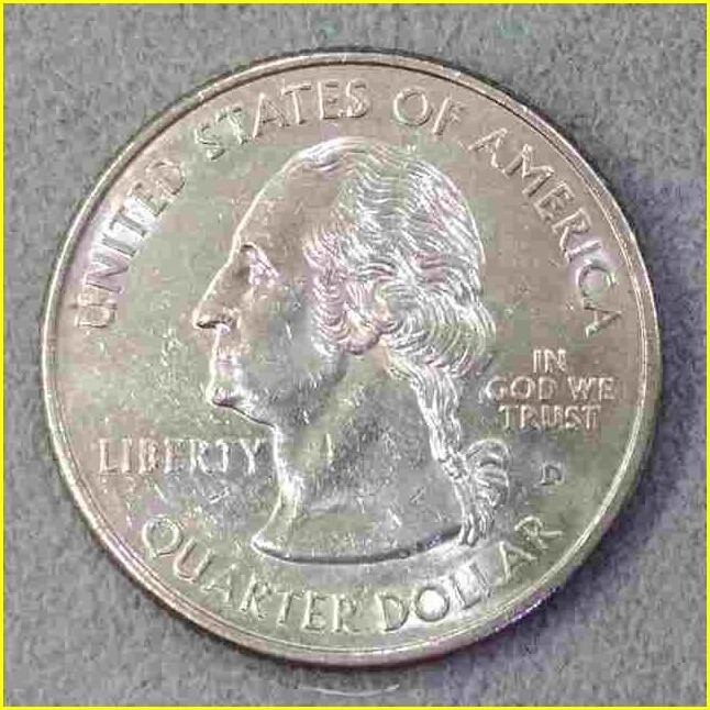 【アメリカ 50州25セント硬貨《コネチカット州》/1999年】クォーターダラーコイン/50州25セント硬貨プログラム/The 50 State Quarters Progの画像3