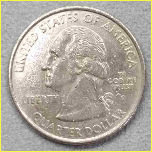 【アメリカ 50州25セント硬貨《ニューハンプシャー州》/2000年】クォーターダラーコイン/50州25セント硬貨プログラム/The 50 State Quarterの画像3