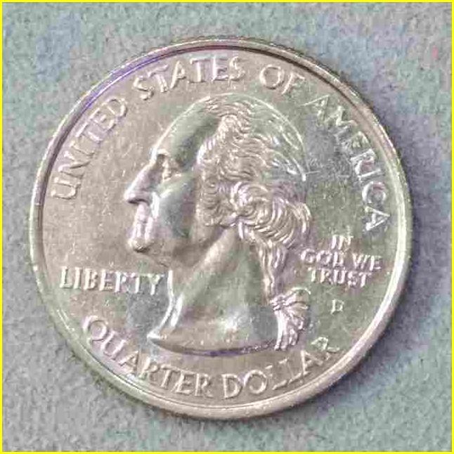 【アメリカ 50州25セント硬貨《ハワイ州》/2008年】クォーターダラーコイン/50州25セント硬貨プログラム/The 50 State Quarters Programの画像3