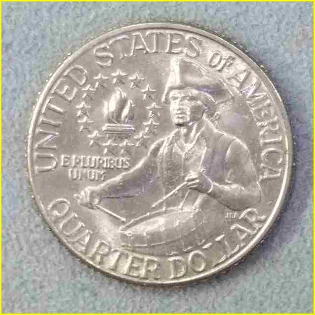 【アメリカ 25セント 記念硬貨/1976年】 建国200周年記念硬貨/クォーターダラーコインの画像1