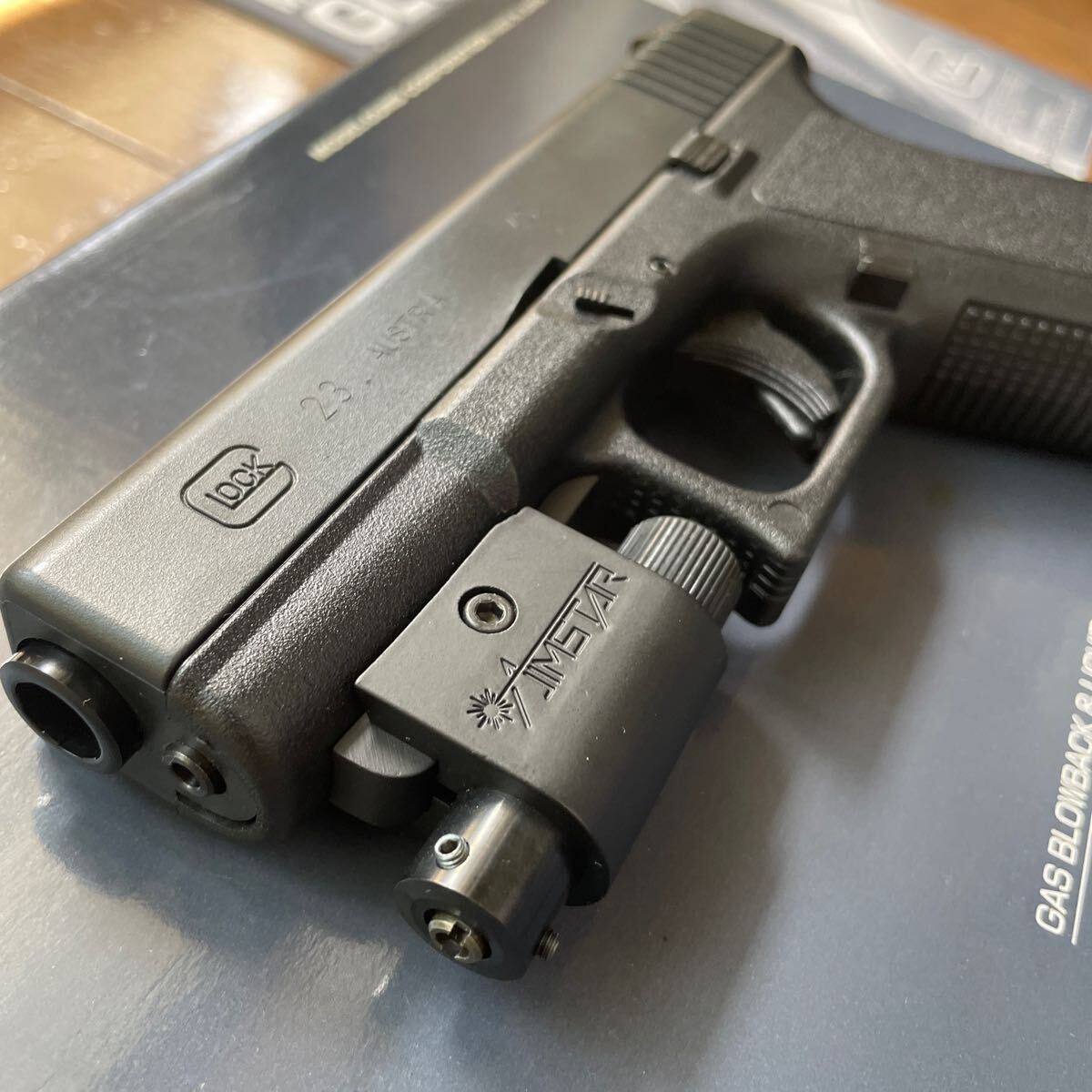 【中古】ジャンク品 MGC GLOCK SERIES G23 LASER_画像2