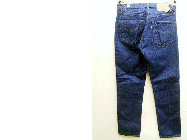 ◇即決[W38]濃紺 ビンテージ Levi's 505-0217 黒カンヌキ 内股シングルステッチ 81年5月製 80年代 80's USA製 アメリカ デニムパンツ■5711_画像2