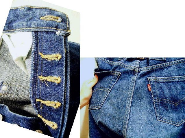 即決[W31]LVC 701XX 旧日本製 ビンテージ復刻 501XX レプリカ LEVI’S VINTAGE CLOTHING 702XX デニム パンツ■5733_画像2