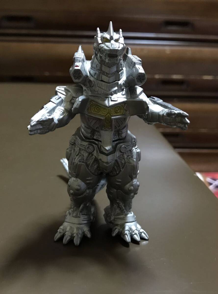  Mechagodzilla figure Godzilla × Mothra × Mechagodzilla Mini Battle G Shokugan Bandai Movie Monstar series valuable 