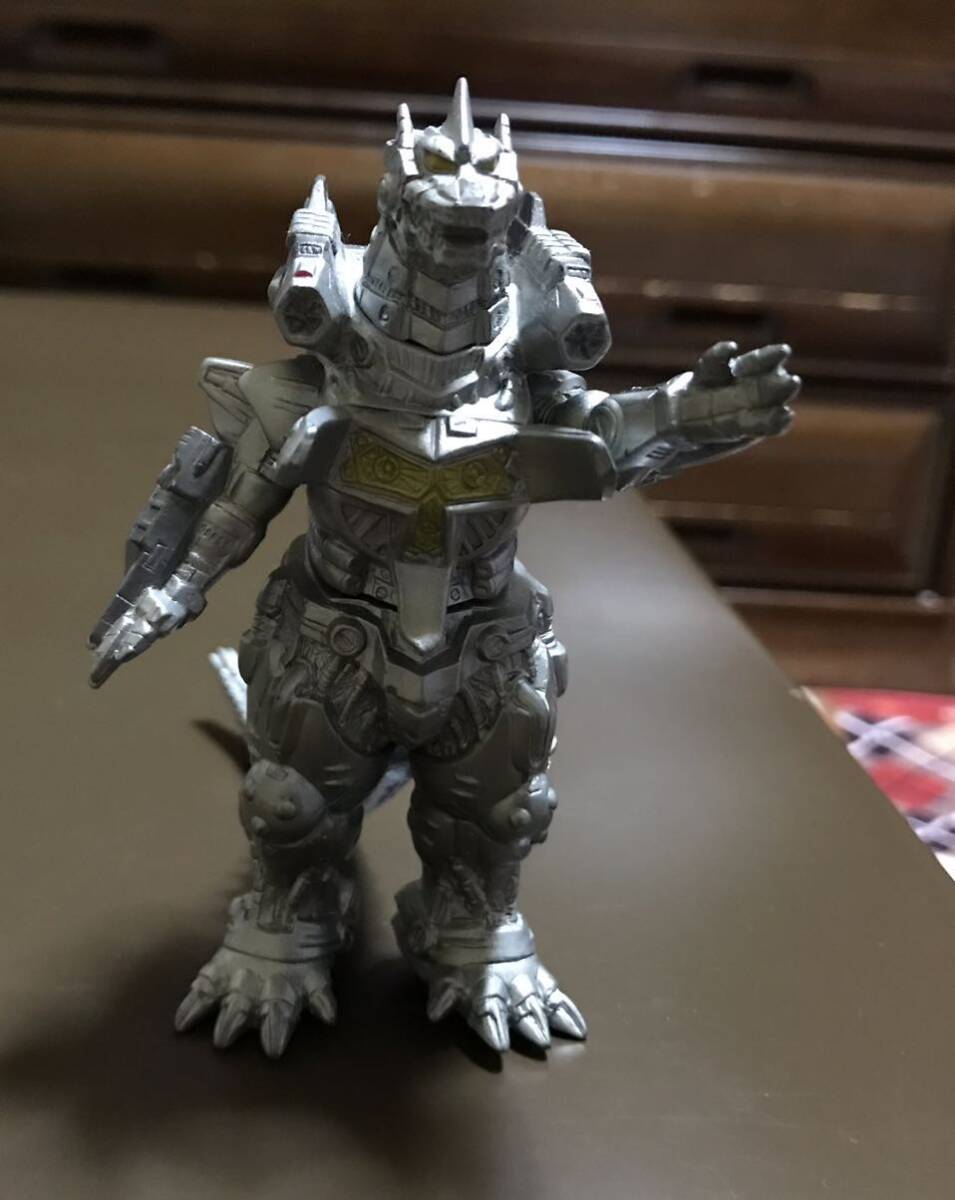  Mechagodzilla figure Godzilla × Mothra × Mechagodzilla Mini Battle G Shokugan Bandai Movie Monstar series valuable 