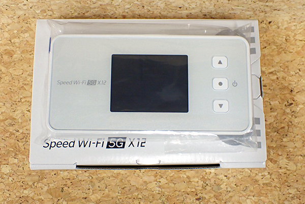 【新品 未使用】SIMフリー UQ Speed Wi-Fi 5G X12 アイスホワイト NAR03SWU モバイルルーター NEC 制限〇 一括購入(PDA371-1)の画像2
