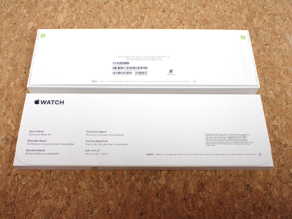 □人気【新品 未開封】Apple Watch SE 第2世代 Cellular 44mm ミッドナイト アルミニウムケース と スポーツバンド M/L MRH83J/A(PZ100-4)の画像5