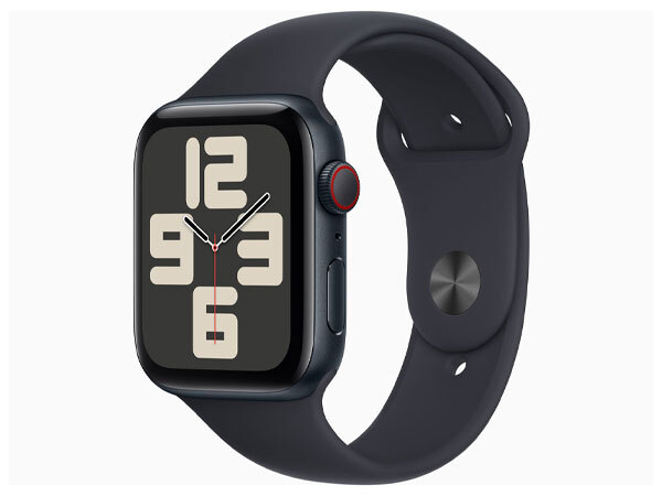 ★【新品 未開封】Apple Watch SE 第2世代 Cellular 44mm ミッドナイト アルミニウムケース と スポーツバンド M/L MRH83J/A(PZ81-1)の画像1